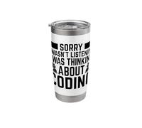Sorry I Wasn't Listening I was Thinking About Coding Stainless Steel Insulated Tumbler