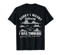 Sorry I Wasnt Listening Weather Clouds Design T-Shirt