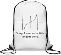 Sorry I Went On A Little Tangent There Gym Sack Casual Drawstring Bag White