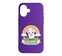 Sorry If I Was Rude It Was Probably Your Fault Cute Lamb Pun Case for iPhone 16