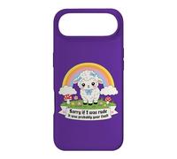 Sorry If I Was Rude It Was Probably Your Fault Cute Lamb Pun Case for iPhone Air