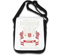 Sorry If My Patriotism Offends You Your Lack of Spine Offends Me Shoulder Bag White
