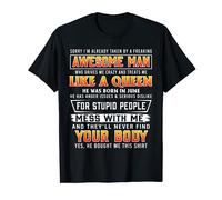 Sorry I'm Already Taken By A June Awesome Man T-shirt T-Shirt