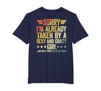 Sorry I'm Already Taken T-Shirt, Men's Big and Tall, Navy Blue, 2X Tall