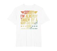 Sorry I'm Already Taken T-Shirt, Men's Big and Tall, White, 2X Tall