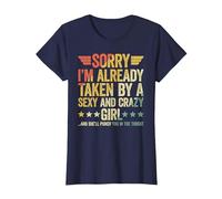 Sorry I'm Already Taken T-Shirt, Women, Navy Blue, 3X-Large