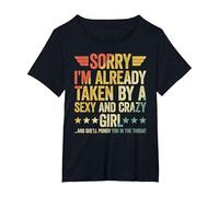Sorry I'm Already Taken T-Shirt, Women's Plus, Black, 2X