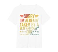 Sorry I'm Already Taken T-Shirt, Women's Plus, White, 2X