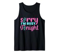 Sorry I'm Busy Tonight Voodoo Doll Shirt Women Men Halloween Tank Top