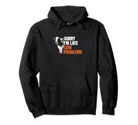 Sorry I'm Late Cow Problems Livestock Farming Cattle Herder Pullover Hoodie