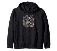 Sorry I'm Late His Timing Not Mine Ecclesiastes 3:1 Cute Zip Hoodie