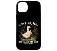 Sorry I'm Late His Timing Not Mine Funny Ecclesiastes 3 1 Case for iPhone 14 Plus