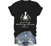 Sorry I'm Late His Timing Not Mine Shirt Ecclesiastes 3:1 Tee Christian Goose Short Sleeve T-Shirt