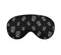Sorry I'm Late I Didn't Want to Come Sleeping Blindfold Mask Cute Eye Shade Cover with Adjustable Strap for Women Men Night