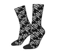 Sorry I'm Late, I Didn't Want to Come Socks, Funny Novelty Crew Socks Gift for Men Women Teen