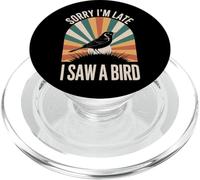 Sorry I'm Late I Saw A Bird Flock Watcher PopSockets PopGrip for MagSafe