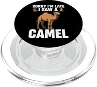 Sorry I'm Late I Saw A Camel PopSockets PopGrip for MagSafe