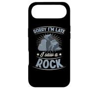 Sorry I'm Late I Saw A Rock Sarcastic Introvert Joke Case for iPhone Air