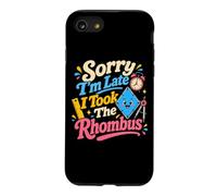 Sorry I'm Late I Took the Rhombus Funny Math Case for iPhone SE (2020) / 7/8