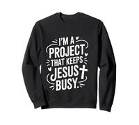 Sorry Im Late I Was Avoiding Non Preferred Tasks Funny Duck Sweatshirt