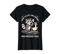 Sorry I'm Late I was Avoiding Non-Preferred Tasks Value Graphic T-Shirt, Women, Black, XS