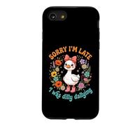 Sorry I'm Late I Was Dilly Dallying Funny Goose Case for iPhone SE (2020) / 7/8