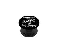 Sorry I'm Late I was Dilly Dallying Turtle PopSockets Adhesive PopGrip