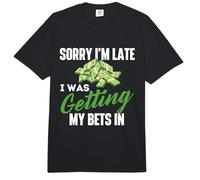 Sorry I'm Late I was Getting My Bets in - Sports Betting Comfort Colors Adult Heavyweight T-Shirt