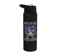 Sorry Im Late I was Pooping Funny Toilet Galaxys Cosmic Stainless Steel Insulated Water Bottle