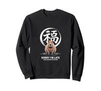 Sorry, I'm Late I was Trapped in The Void Capybara Zen Sweatshirt