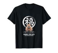 Sorry, I'm Late I was Trapped in The Void Capybara Zen T-Shirt