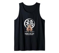 Sorry, I'm Late I was Trapped in The Void Capybara Zen Tank Top