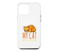 Sorry, I'm late, my cat sits on me Case for iPhone 12 Pro Max