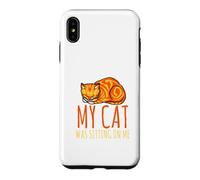 Sorry, I'm late, my cat sits on me Case for iPhone XS Max