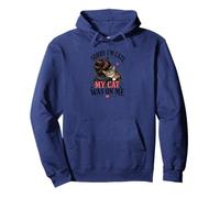 Sorry I'm Late My Cat Was On Me Pullover Hoodie