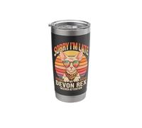 Sorry I'm Late My Devon Rex Needed Attention Stainless Steel Insulated Tumbler