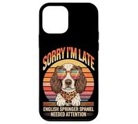 Sorry I'm Late My English Springer Spaniel Needed Attention Case for iPhone 12 mini
