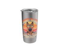 Sorry I'm Late My German Shepherd Needed Attention Stainless Steel Insulated Tumbler