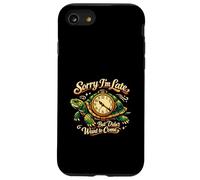 Sorry Im Late Turtle Pocket Watch Sarcastic Introvert Case for iPhone SE (2020) / 7/8