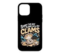 Sorry I've Got Plans With My Clams Clamming Seafood Case for iPhone 12 mini