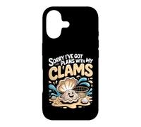 Sorry I've Got Plans With My Clams Clamming Seafood Case for iPhone 17