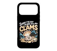 Sorry I've Got Plans With My Clams Clamming Seafood Case for iPhone 17 Pro Max
