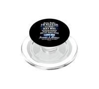 Sorry Ladies I'm Married To A Freaking Awesome Wife Shirt PopSockets PopGrip for MagSafe