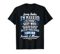 Sorry Ladies I'm Married to A Freaking Awesome Wife Shirt Value Graphic T-Shirt