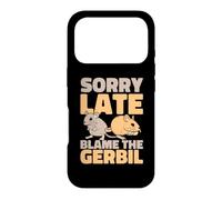 Sorry Late Blame The Gerbil Guinea Pig Chinchilla Mammal Case for iPhone 17 Pro