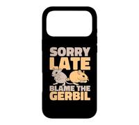 Sorry Late Blame The Gerbil Guinea Pig Chinchilla Mammal Case for iPhone 17 Pro Max