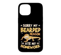 Sorry My Bearded Dragon Ate My Homework Bearded Dragon Case for iPhone 15