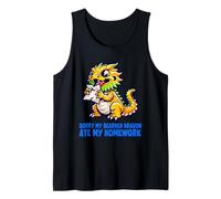 Sorry My Bearded Dragon Ate My Homework Funny Pet Tank Top