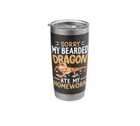 Sorry My Bearded Dragon Ate My Homework Stainless Steel Insulated Tumbler