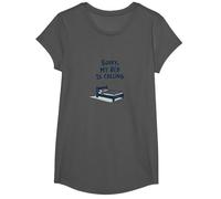 Sorry, My Bed is Calling | Don't Invite Me Afters T-Shirt, Girls, Asphalt, Medium